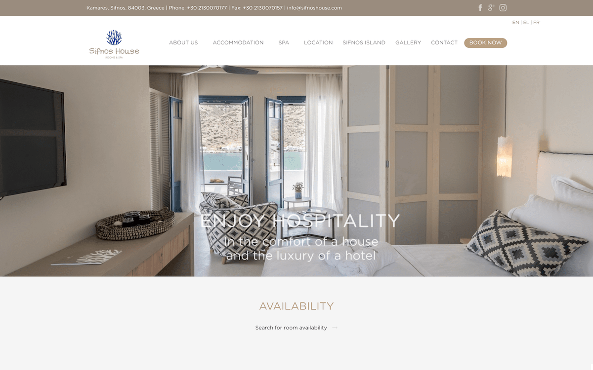 Sifnos House | Website