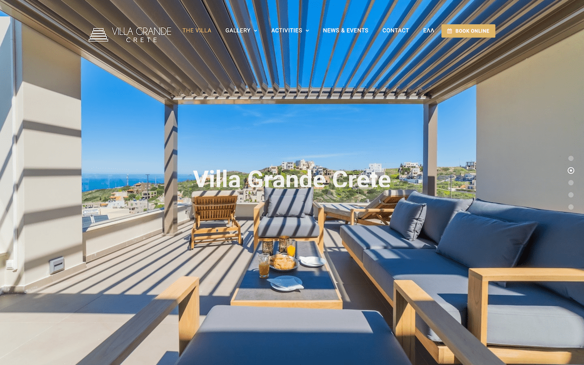 Villa Grande Crete | Website